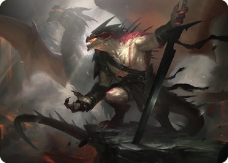 Rivaz of the Claw Art Card [Dominaria United Art Series] | Gear Gaming Fayetteville