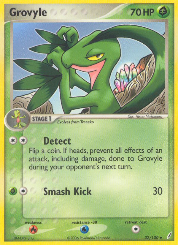 Grovyle (32/100) [EX: Crystal Guardians] | Gear Gaming Fayetteville