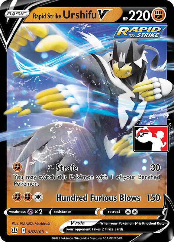 Rapid Strike Urshifu V (087/163) [Prize Pack Series One] | Gear Gaming Fayetteville