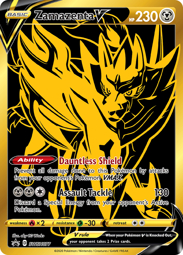 Zamazenta V (SWSH077) [Sword & Shield: Black Star Promos] | Gear Gaming Fayetteville