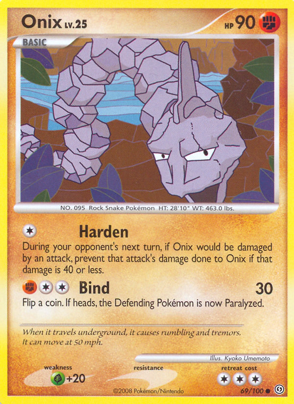 Onix (69/100) [Diamond & Pearl: Stormfront] | Gear Gaming Fayetteville