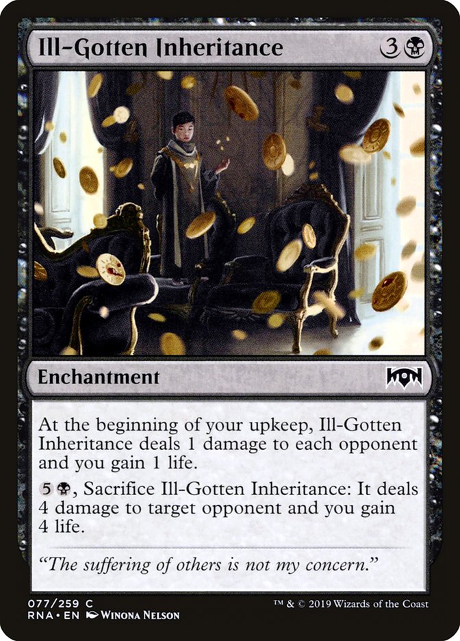 Ill-Gotten Inheritance [Ravnica Allegiance] | Gear Gaming Fayetteville