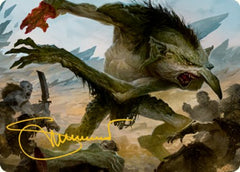 Troll Art Card (Gold-Stamped Signature) [Dungeons & Dragons: Adventures in the Forgotten Realms Art Series] | Gear Gaming Fayetteville