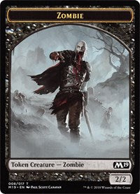 Zombie // Thopter Double-sided Token (Game Night) [Core Set 2019] | Gear Gaming Fayetteville