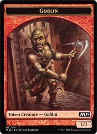 Goblin // Thopter Double-sided Token (Game Night) [Core Set 2019] | Gear Gaming Fayetteville