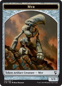 Myr (023) // Thopter (025) Double-Sided Token [Commander 2018 Tokens] | Gear Gaming Fayetteville