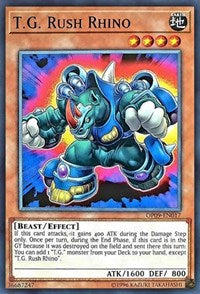 T.G. Rush Rhino [OTS Tournament Pack 9] [OP09-EN017] | Gear Gaming Fayetteville