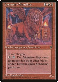 Crimson Manticore (German) - "Karmesin-Mantikor" [Renaissance] | Gear Gaming Fayetteville