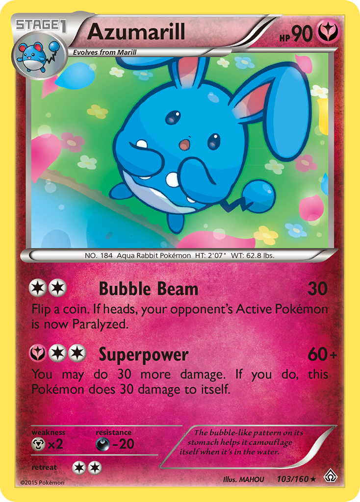 Azumarill (103/160) [XY: Primal Clash] | Gear Gaming Fayetteville