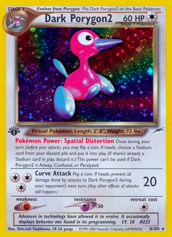 Dark Porygon2 (8/105) [Neo Destiny 1st Edition] | Gear Gaming Fayetteville