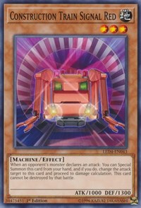 Construction Train Signal Red [Legendary Duelists: Sisters of the Rose] [LED4-EN043] | Gear Gaming Fayetteville