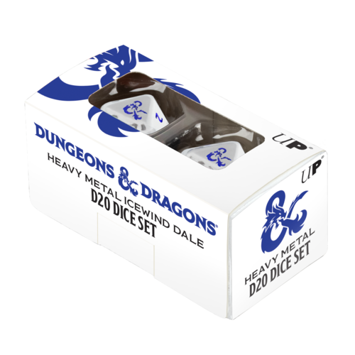 Heavy Metal Dungeons and Dragons D20 Dice: Icewind Dale (2) | Gear Gaming Fayetteville