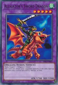 Alligator's Sword Dragon [Speed Duel Decks: Duelists of Tomorrow] [SS02-ENB22] | Gear Gaming Fayetteville