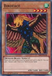 Birdface [Speed Duel Decks: Duelists of Tomorrow] [SS02-ENC08] | Gear Gaming Fayetteville