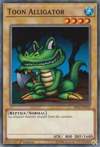 Toon Alligator [Speed Duel Decks: Destiny Masters] [SS01-ENC02] | Gear Gaming Fayetteville