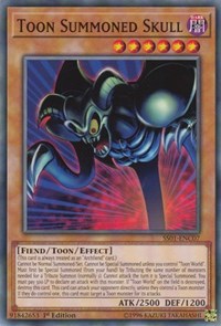Toon Summoned Skull [Speed Duel Decks: Destiny Masters] [SS01-ENC07] | Gear Gaming Fayetteville