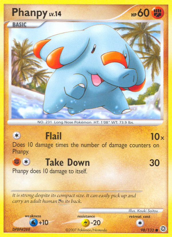 Phanpy (98/132) [Diamond & Pearl: Secret Wonders] | Gear Gaming Fayetteville