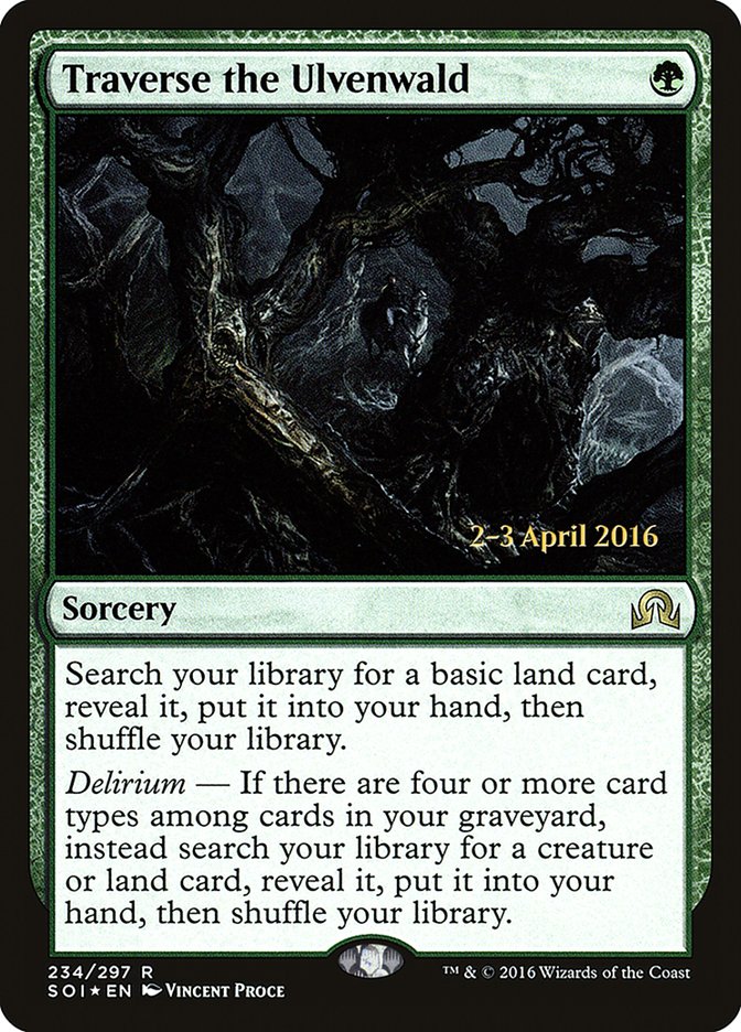 Traverse the Ulvenwald [Shadows over Innistrad Prerelease Promos] | Gear Gaming Fayetteville