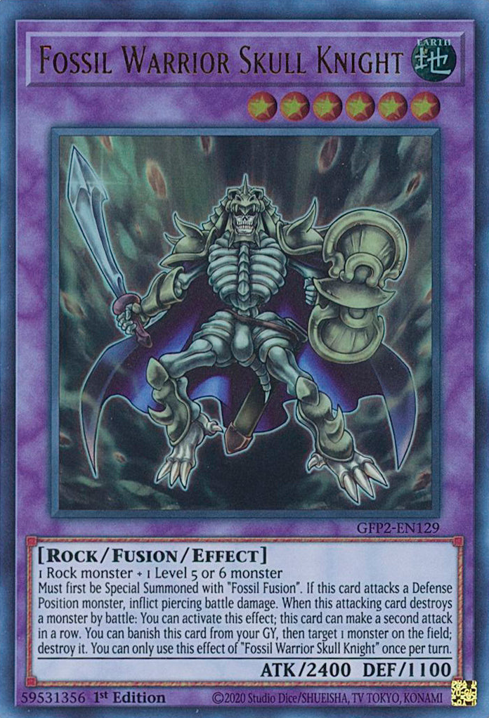 Fossil Warrior Skull Knight [GFP2-EN129] Ultra Rare | Gear Gaming Fayetteville