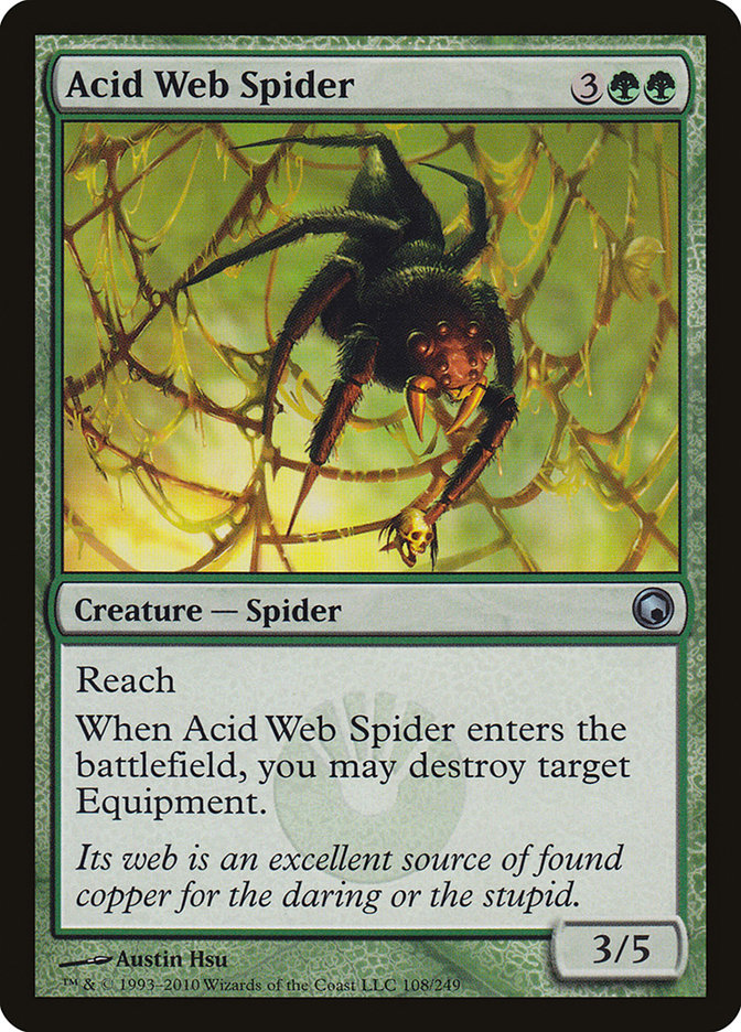 Acid Web Spider [Scars of Mirrodin] | Gear Gaming Fayetteville