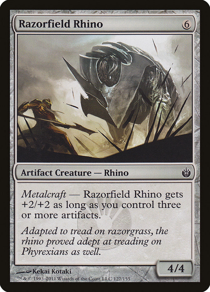 Razorfield Rhino [Mirrodin Besieged] | Gear Gaming Fayetteville