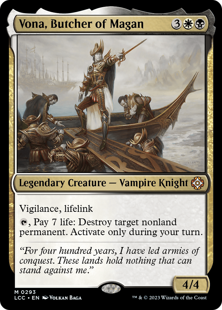 Vona, Butcher of Magan [The Lost Caverns of Ixalan Commander] | Gear Gaming Fayetteville