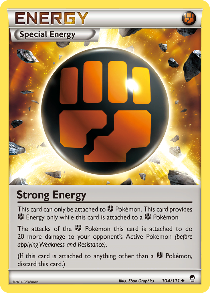 Strong Energy (104/111) [XY: Furious Fists] | Gear Gaming Fayetteville