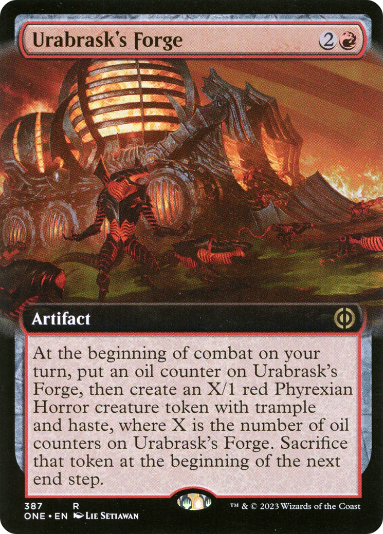 Urabrask's Forge (Extended Art) [Phyrexia: All Will Be One] | Gear Gaming Fayetteville