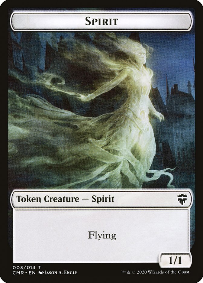 The Monarch // Spirit Double-Sided Token [Commander Legends Tokens] | Gear Gaming Fayetteville