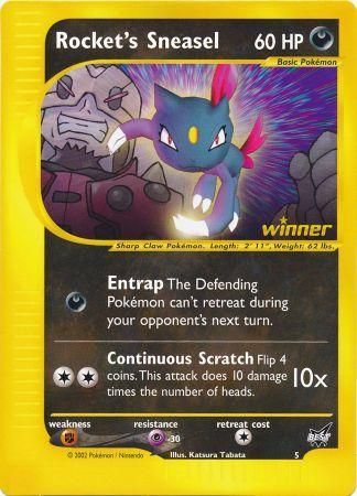 Rocket's Sneasel (5) (Jumbo Card) [Best of Promos] | Gear Gaming Fayetteville