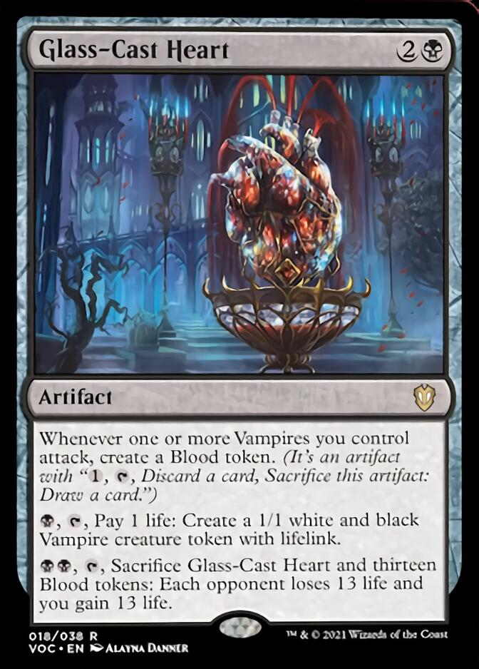 Glass-Cast Heart [Innistrad: Crimson Vow Commander] | Gear Gaming Fayetteville