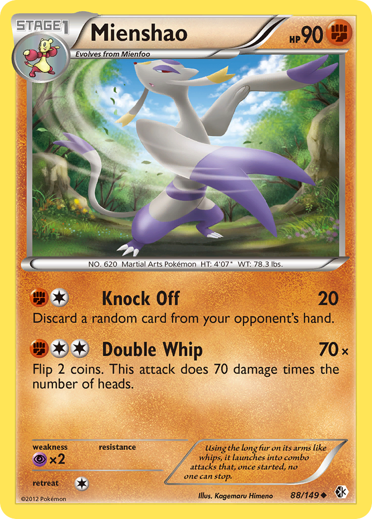 Mienshao (88/149) [Black & White: Boundaries Crossed] | Gear Gaming Fayetteville