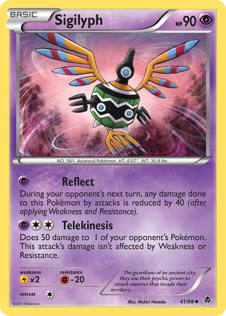 Sigilyph (41/98) [Black & White: Emerging Powers] | Gear Gaming Fayetteville