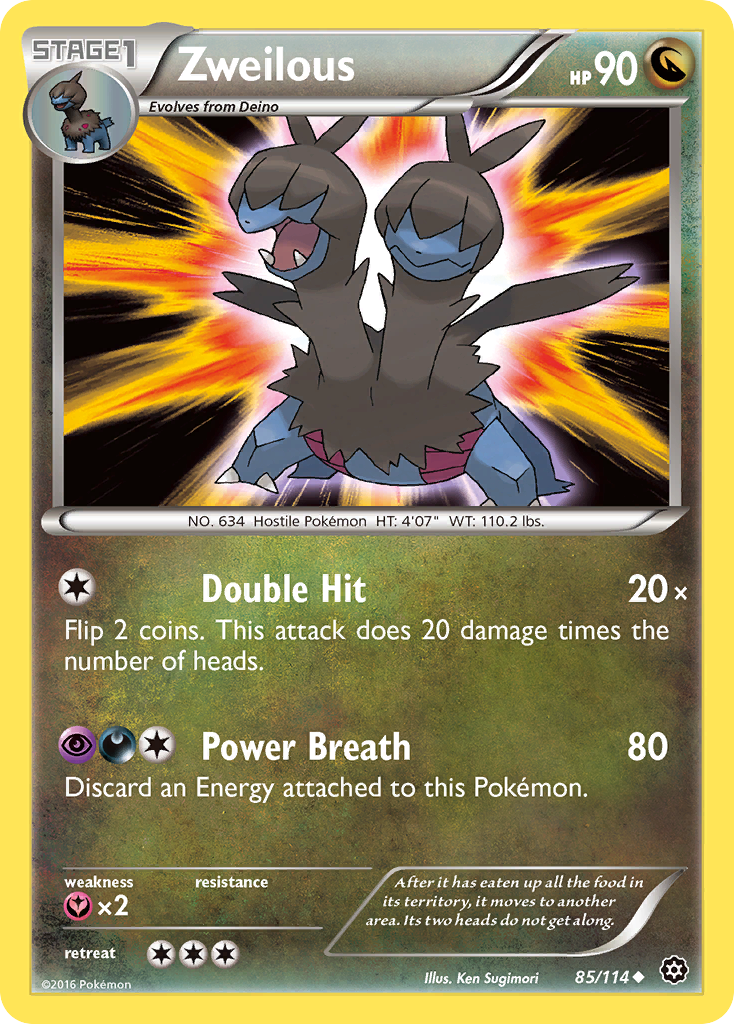 Zweilous (85/114) [XY: Steam Siege] | Gear Gaming Fayetteville