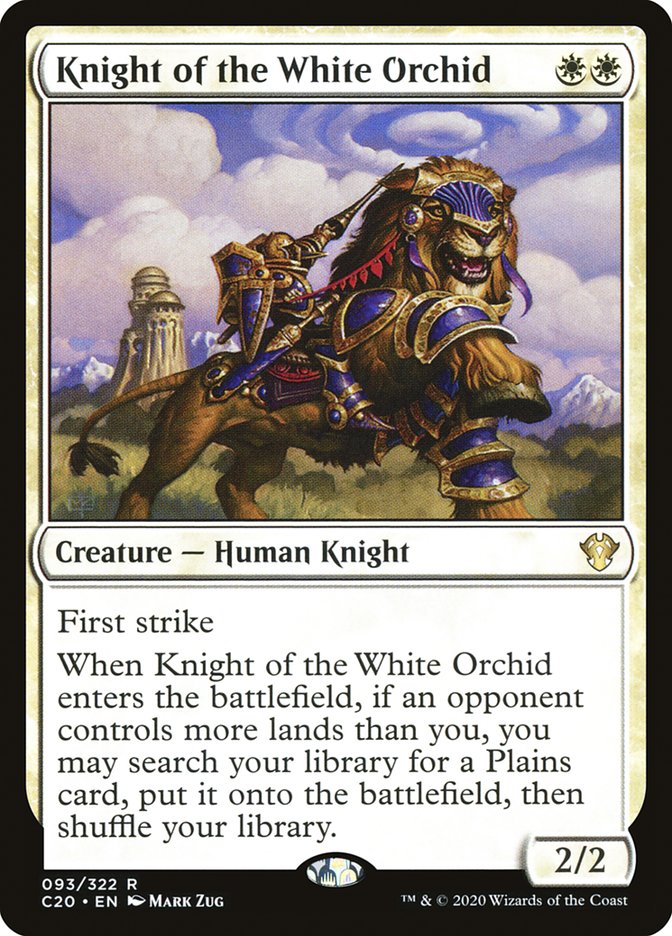 Knight of the White Orchid [Commander 2020] | Gear Gaming Fayetteville