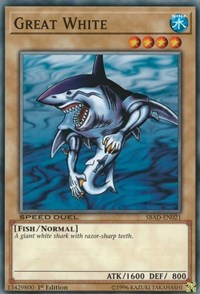 Great White [Speed Duel: Attack from the Deep] [SBAD-EN021] | Gear Gaming Fayetteville