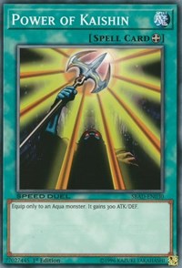 Power of Kaishin [Speed Duel: Attack from the Deep] [SBAD-EN030] | Gear Gaming Fayetteville