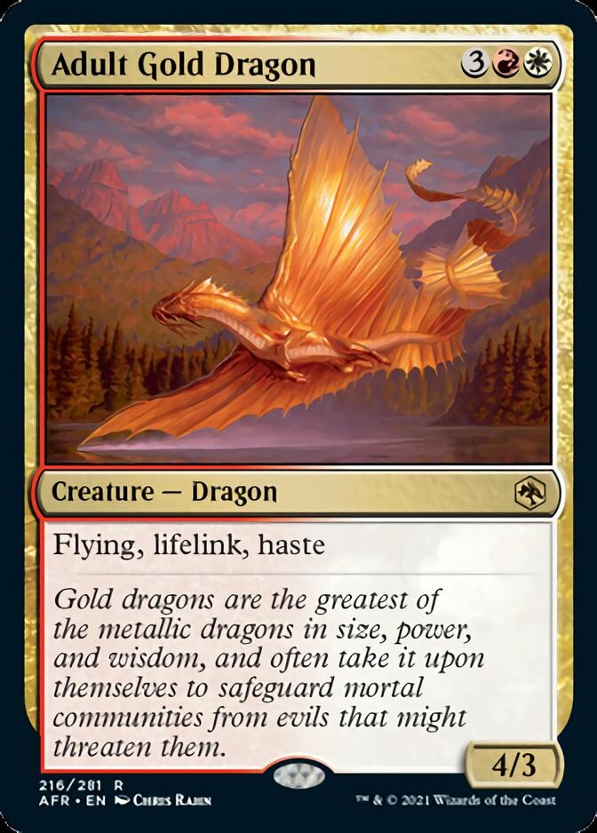 Adult Gold Dragon [Dungeons & Dragons: Adventures in the Forgotten Realms] | Gear Gaming Fayetteville