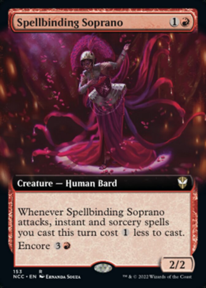 Spellbinding Soprano (Extended Art) [Streets of New Capenna Commander] | Gear Gaming Fayetteville