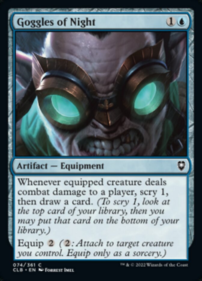 Goggles of Night [Commander Legends: Battle for Baldur's Gate] | Gear Gaming Fayetteville