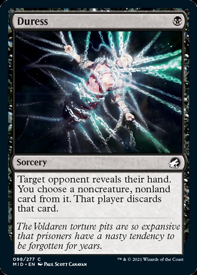 Duress [Innistrad: Midnight Hunt] | Gear Gaming Fayetteville