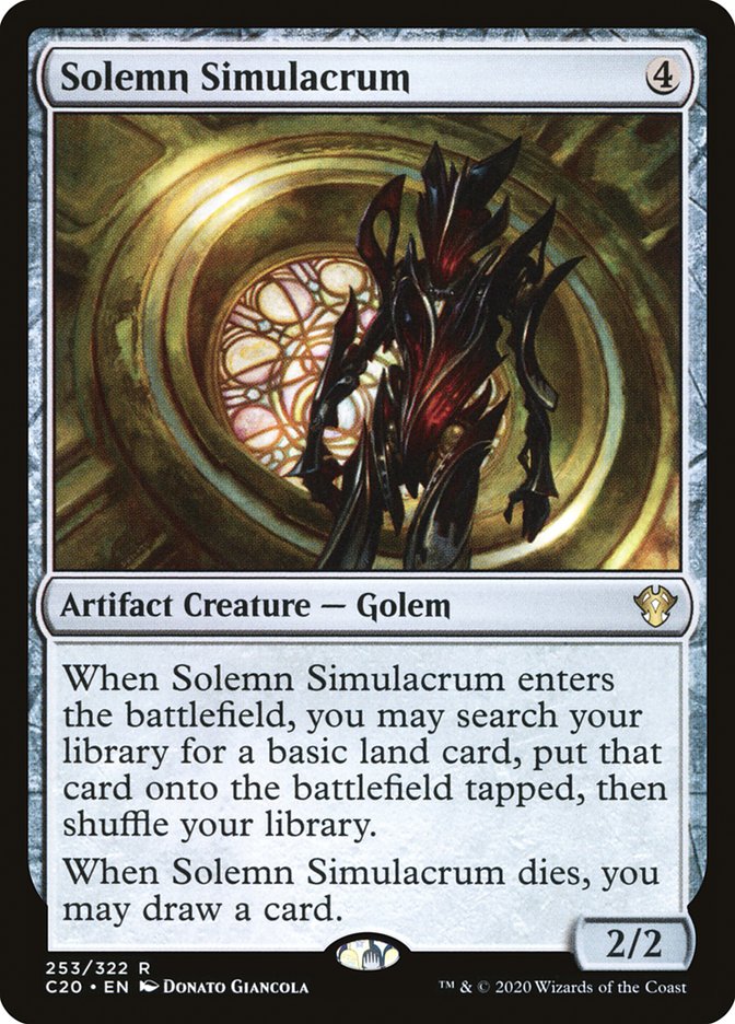 Solemn Simulacrum [Commander 2020] | Gear Gaming Fayetteville