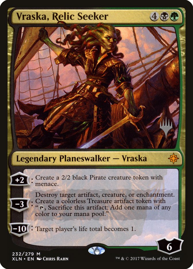 Vraska, Relic Seeker (Promo Pack) [Ixalan Promos] | Gear Gaming Fayetteville