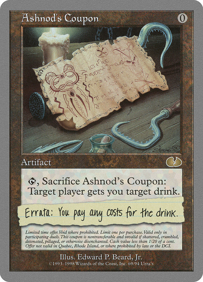 Ashnod's Coupon [Unglued] | Gear Gaming Fayetteville