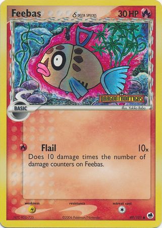 Feebas (49/101) (Delta Species) (Stamped) [EX: Dragon Frontiers] | Gear Gaming Fayetteville