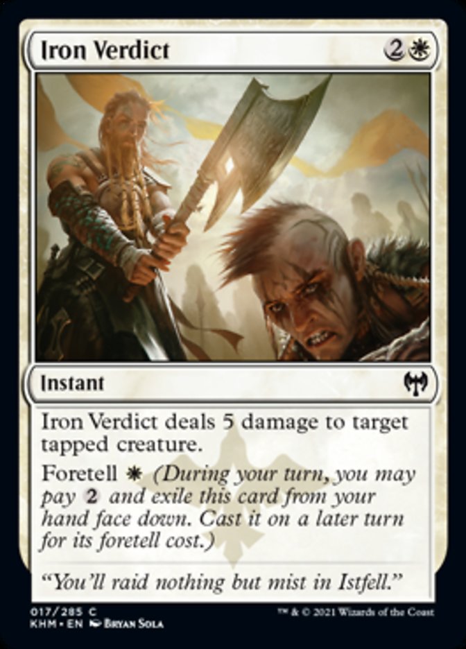 Iron Verdict [Kaldheim] | Gear Gaming Fayetteville