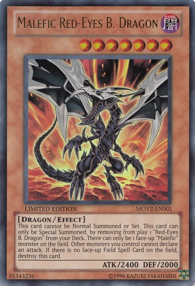 Malefic Red-Eyes B. Dragon [MOV2-EN001] Ultra Rare | Gear Gaming Fayetteville