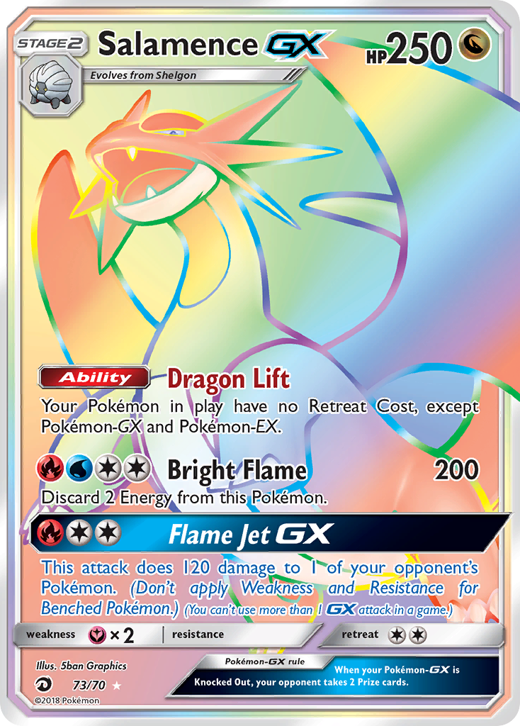 Salamence GX (73/70) [Sun & Moon: Dragon Majesty] | Gear Gaming Fayetteville