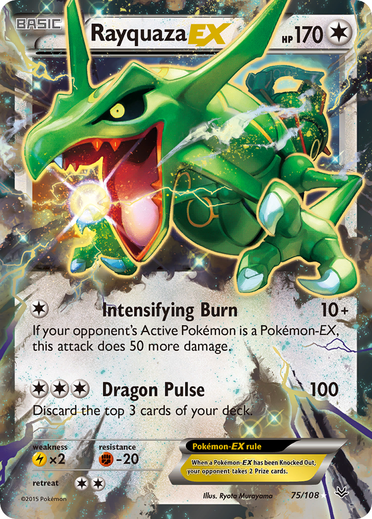 Rayquaza EX (75/108) [XY: Roaring Skies] | Gear Gaming Fayetteville