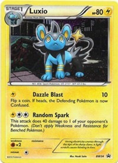 Luxio (BW34) (Cosmos Holo) [Black & White: Black Star Promos] | Gear Gaming Fayetteville